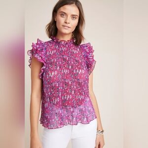Anthropologie Frieda Blouse Size M